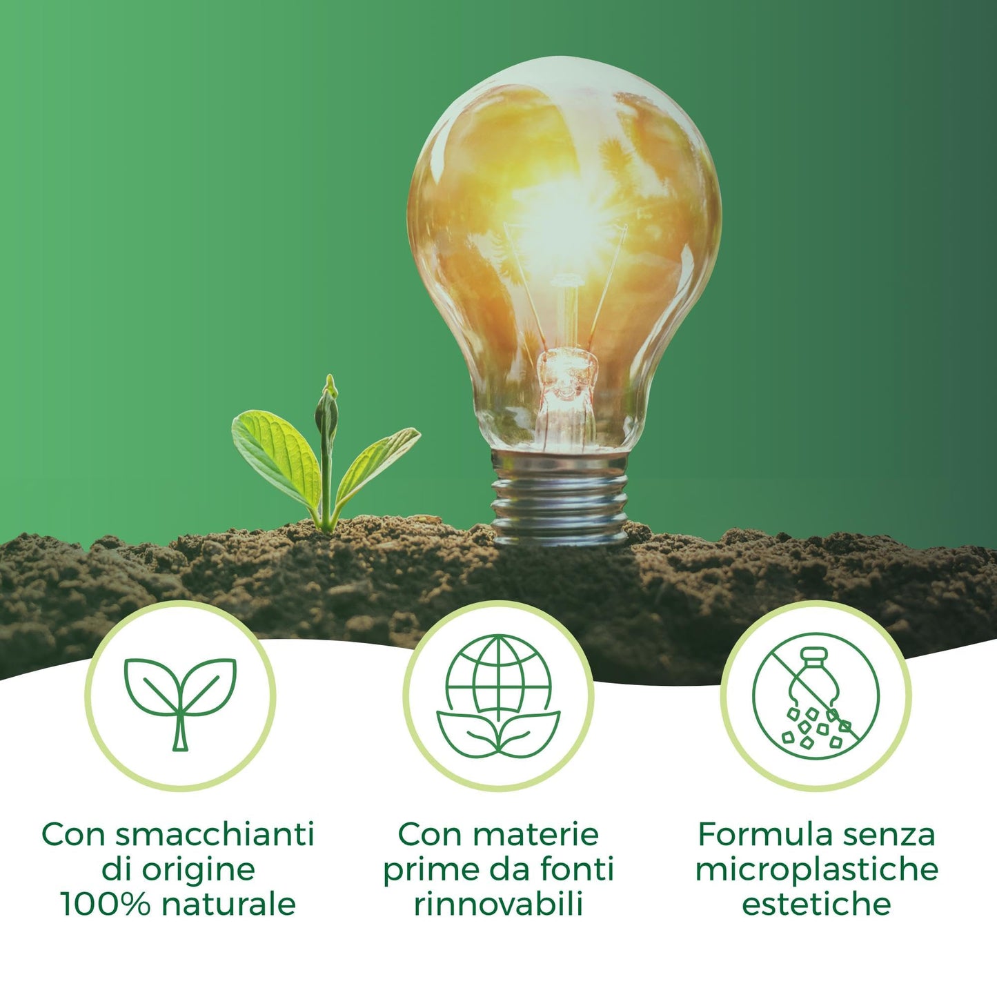 Winni’s - Detersivo Lavatrice Ipoallergenico Ecoformato, 132 Lavaggi, Aleppo e Verbena, con Smacchianti Naturali da Biofermentazione e Materie Prime di Origine Vegetale, 1485mlx4 Confezioni