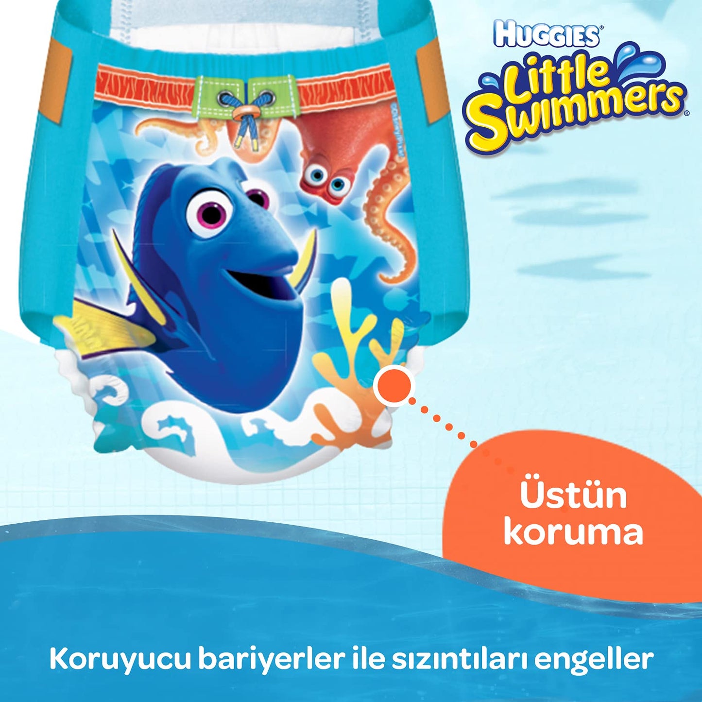 Pannolini Little Swimmers taglia 3/4 (da 7 a 15 kg) - Pacco da 12 pannolini