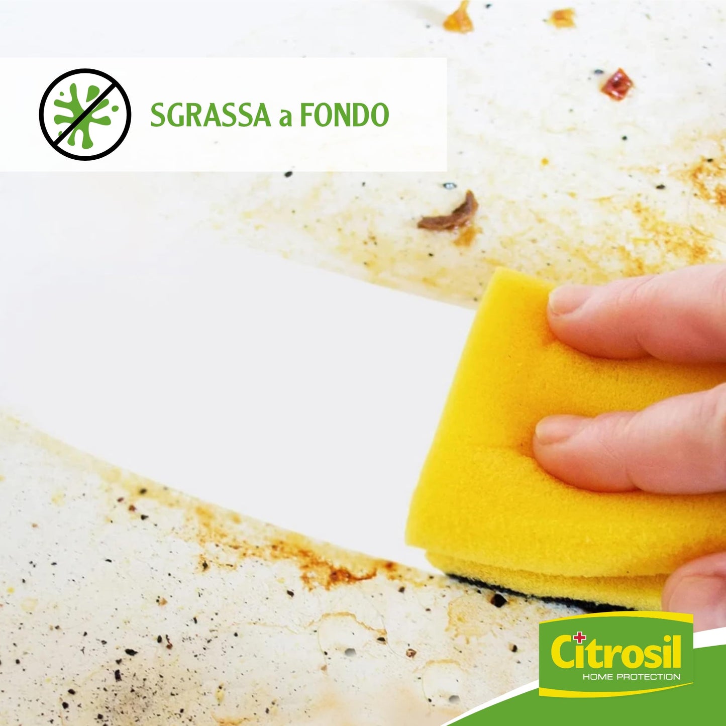 Citrosil Sgrassatore Disinfettante, Azione Virucida Completa, Elimina Fino al 99,9% di Virus e Batteri, Essenze di Limone, 650 ml x 3 Confezioni