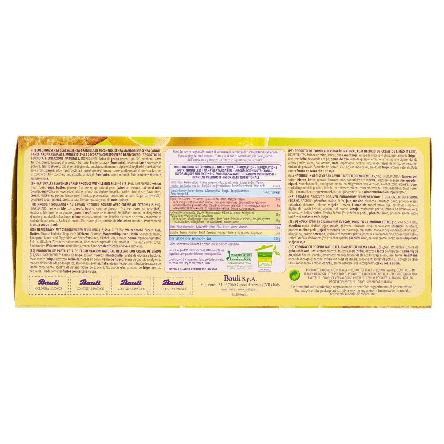 Bauli Colomba Crema di Limonce, 750g