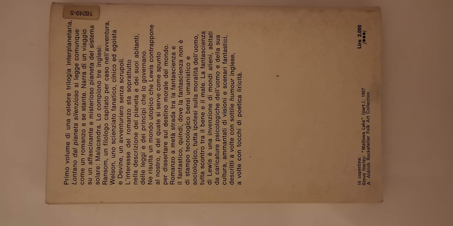 LONTANO DAL PIANETA SILENZIOSO