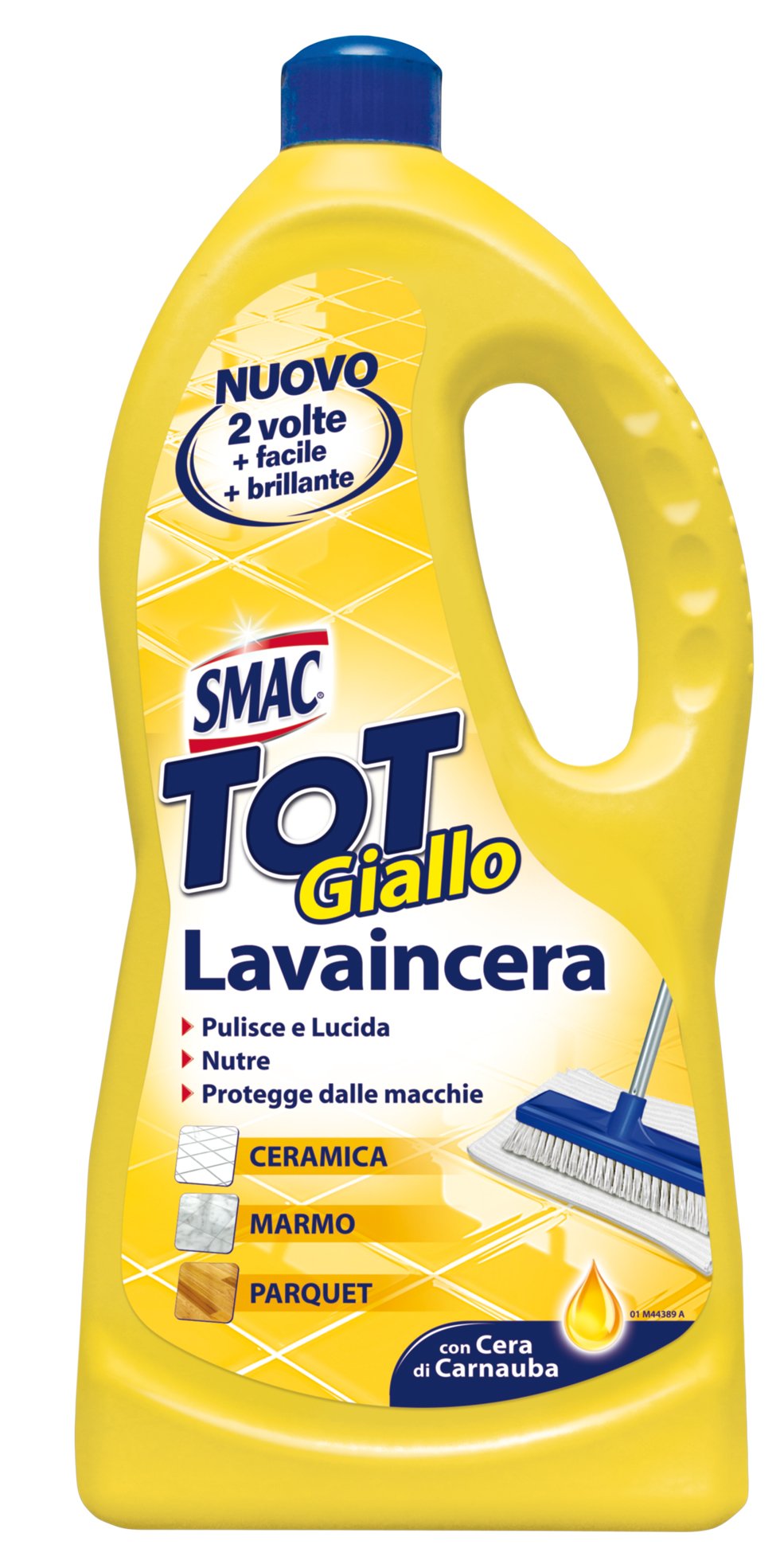 Smac Set 12 Tot Giallo Pavimenti lavaincera 1 lt. - Cere Pavimento