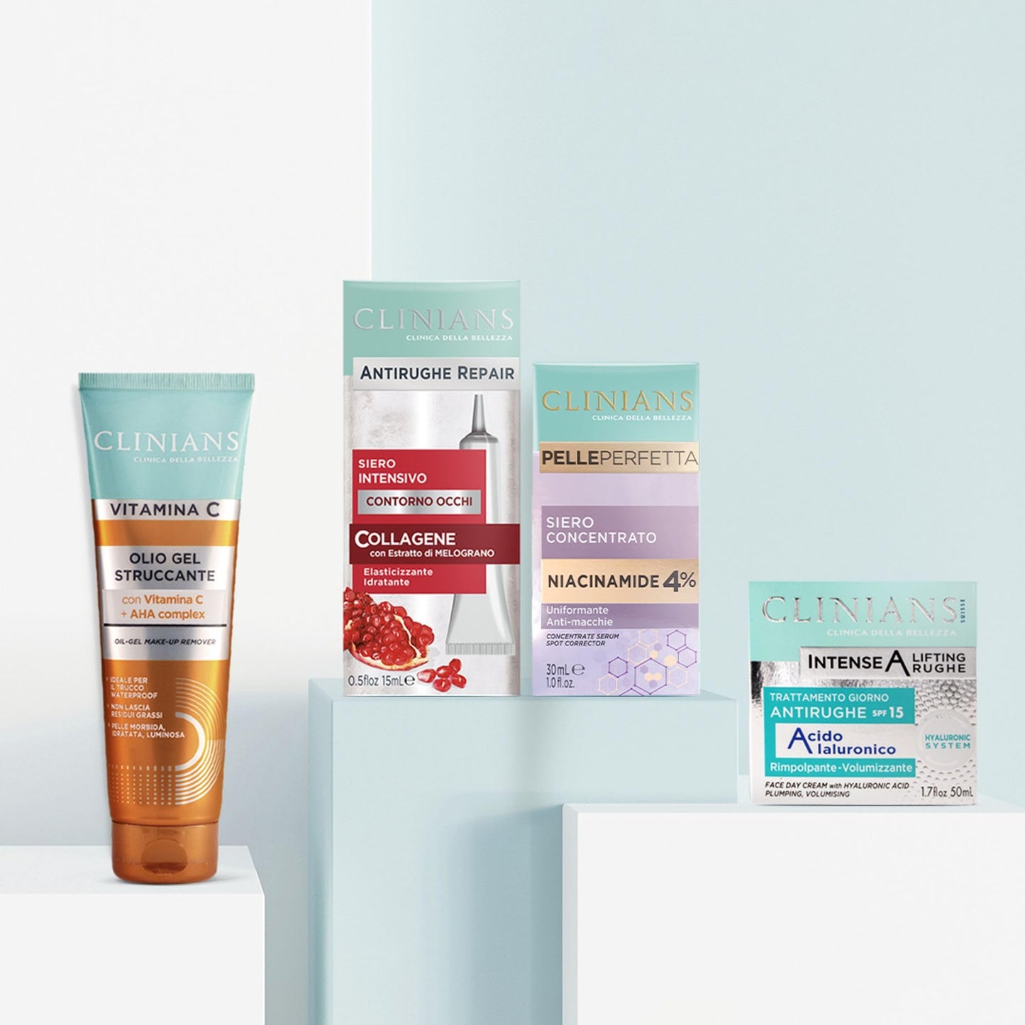 CLINIANS | Antirughe Repair Siero Intensivo Contorno Occhi, Dermatologicamente Testato, Made in Italy, 15 ml