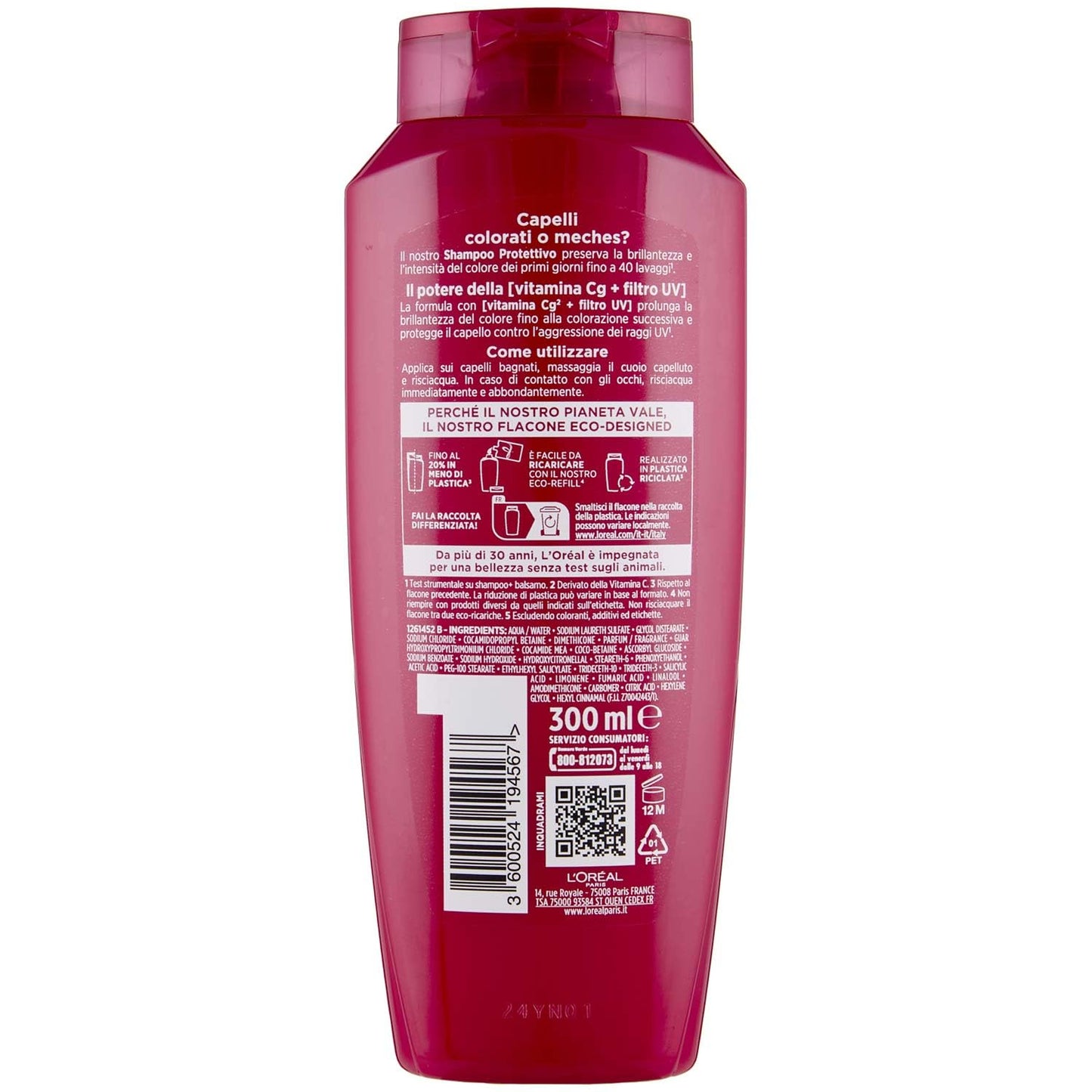 L'Oreal Paris Elvive Color Vive Shampoo, 300ml