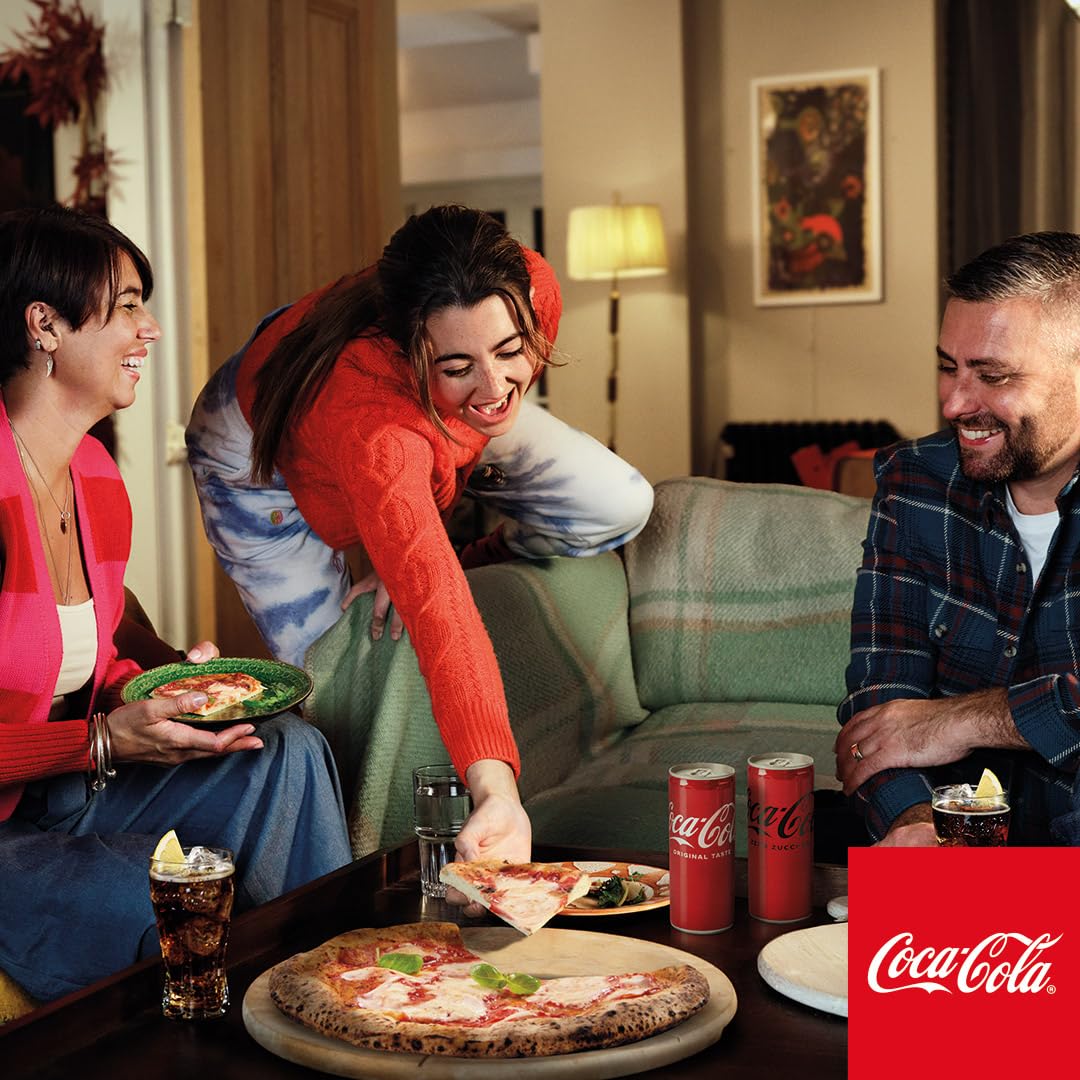 Coca-Cola Original Taste, Tutto il Gusto Originale di Coca-Cola, Lattina 100% riciclabile - 6 Lattine da 330 ml
