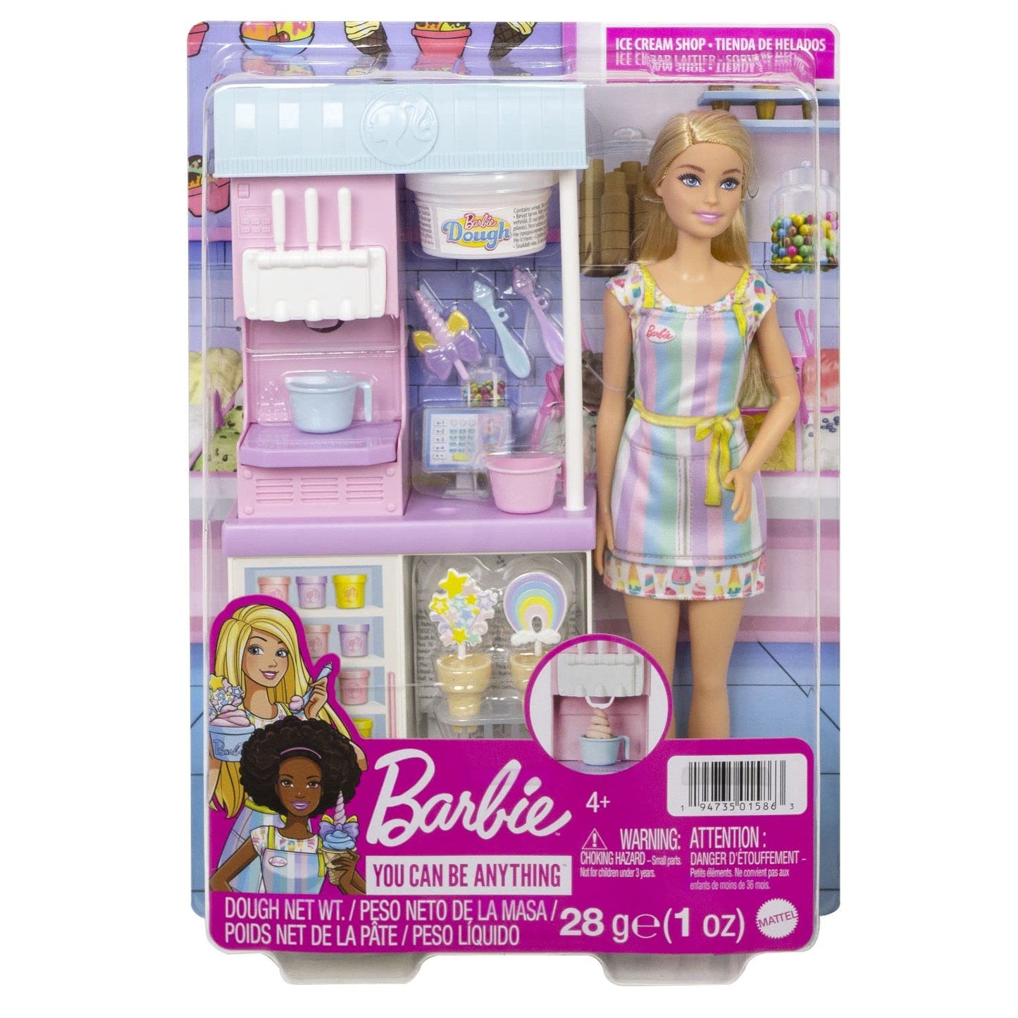 Barbie - Cofanetto Mercante Di Gelati - Bambola - 3 Anni