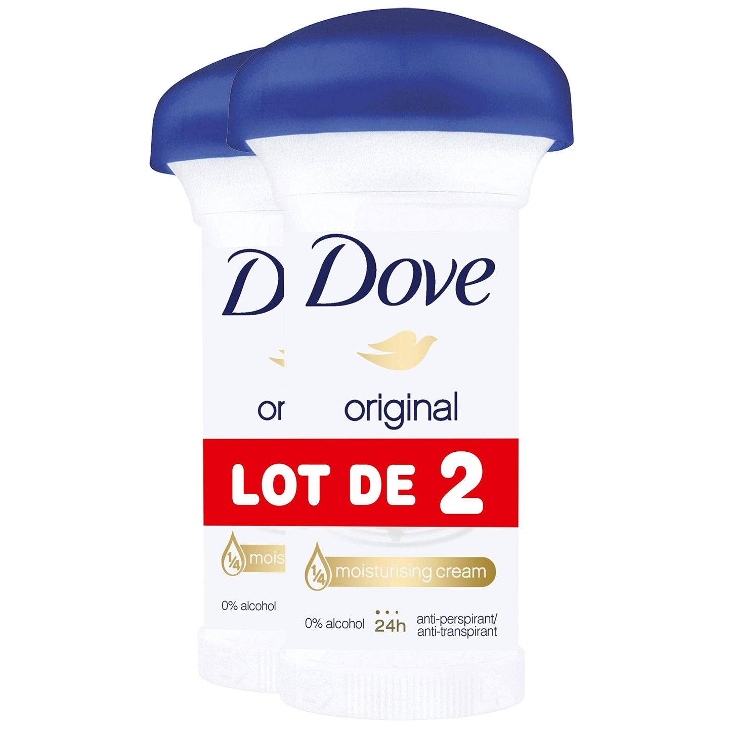 Dove Deo Crema 50Ml - pacco da 2