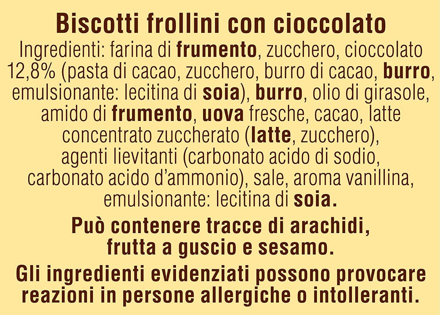 6 X Mulino Bianco Biscotti Nascondini con cioccolato 330 g biscotti