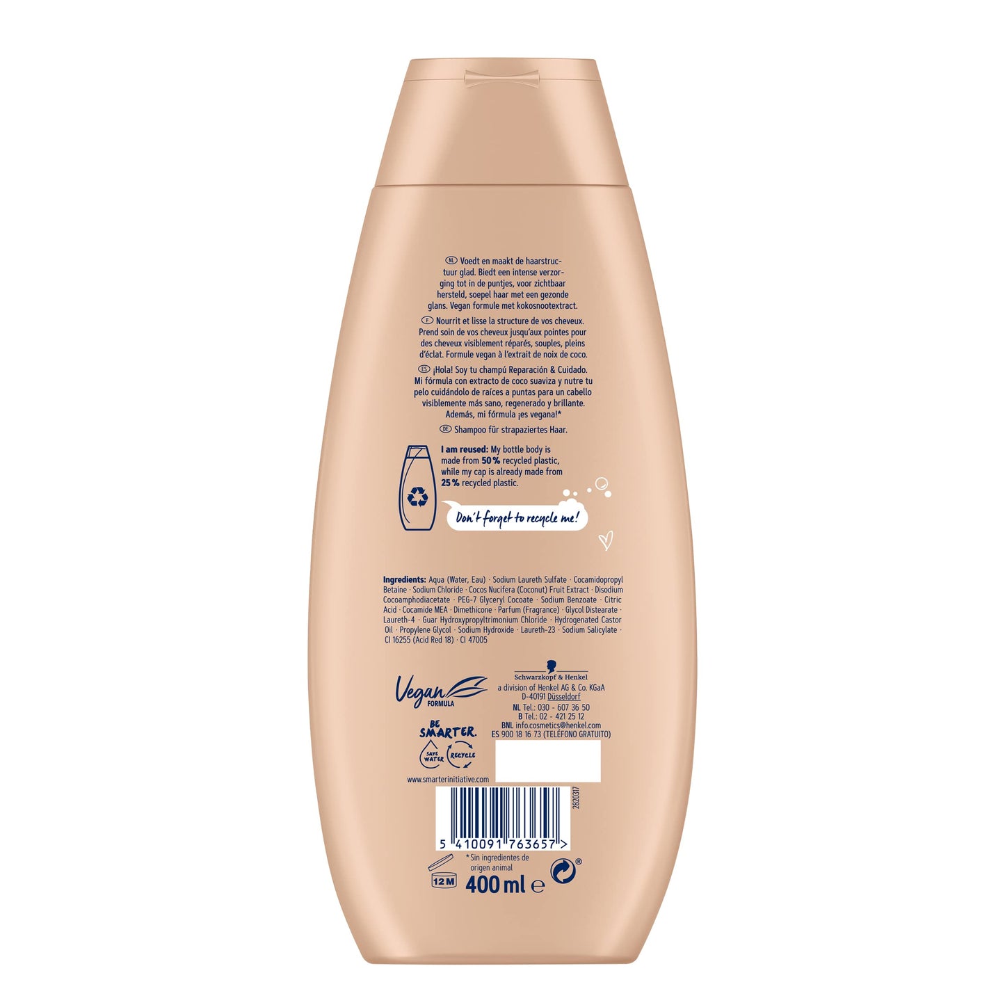 Schwartzkopf Testanera Shampoo 350 Repair & Regenerate - Ripara e Rigenera