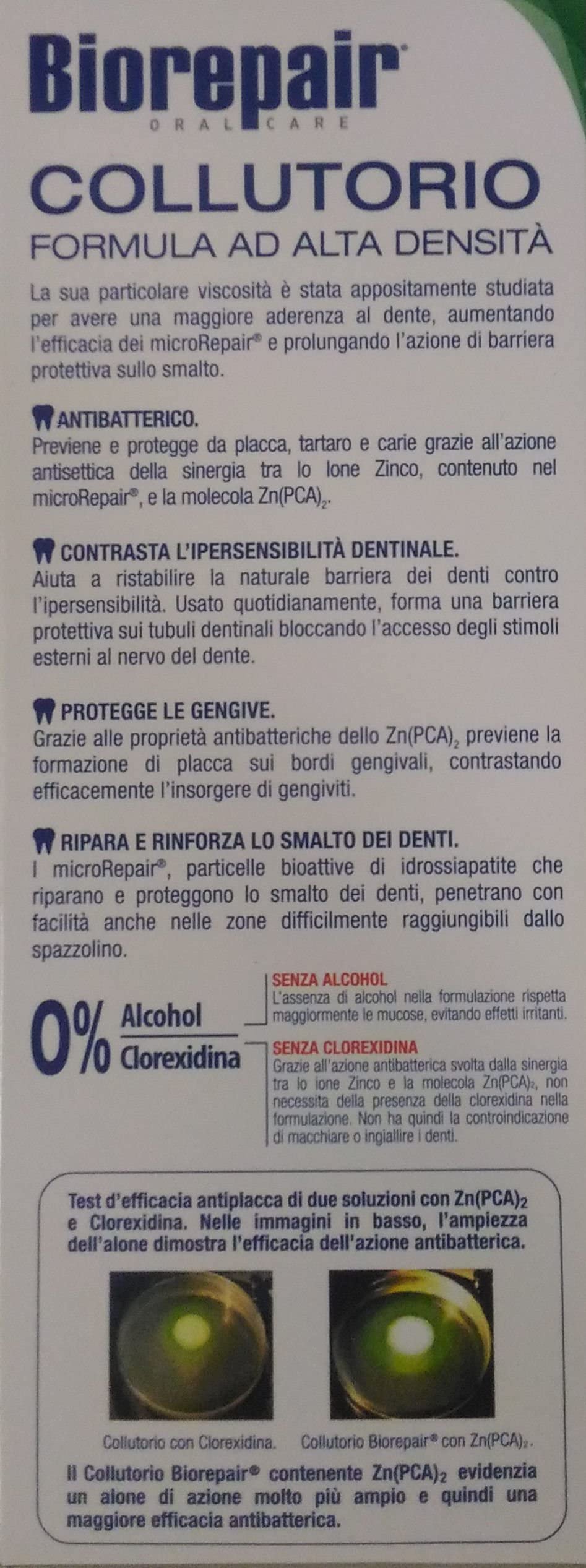 Biorepair: "collutorio collutorio con Antibacterical – 500 ml/16.9 fl. oz - Confezione da 2