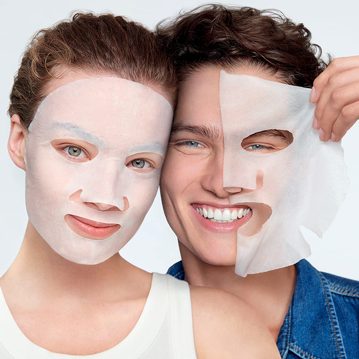 Garnier SkinActive, Maschera in tessuto anti-imperfezioni e idratante Pure Active, Per pelli grasse con imperfezioni, Confezione da 5