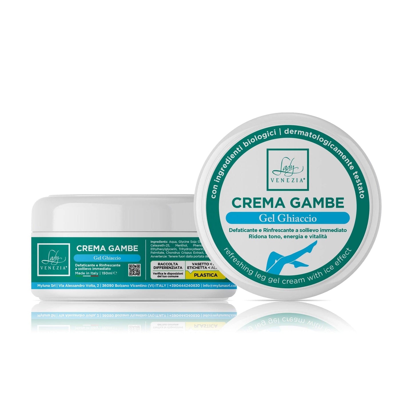 Crema Gambe Gel Ghiaccio - 150 ml