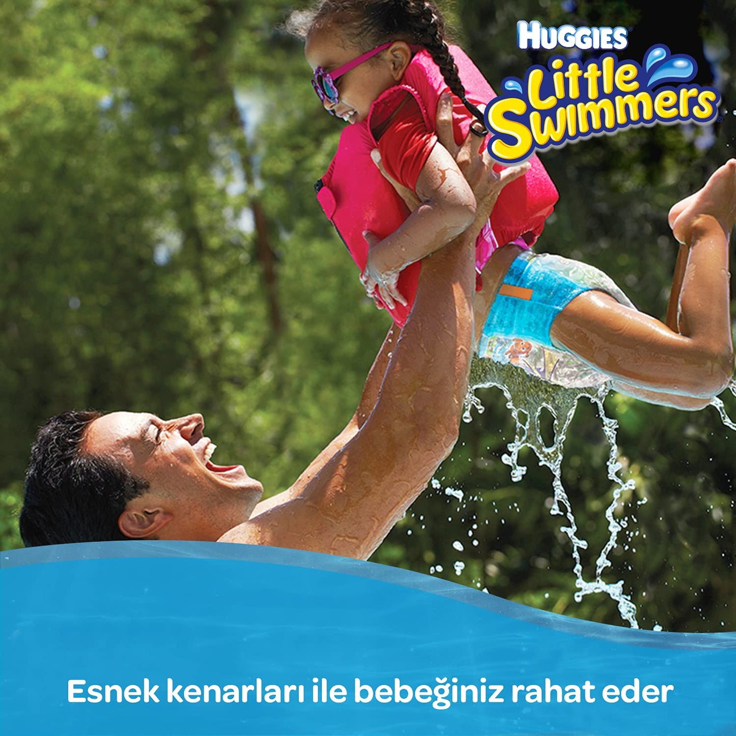 Pannolini Little Swimmers taglia 3/4 (da 7 a 15 kg) - Pacco da 12 pannolini