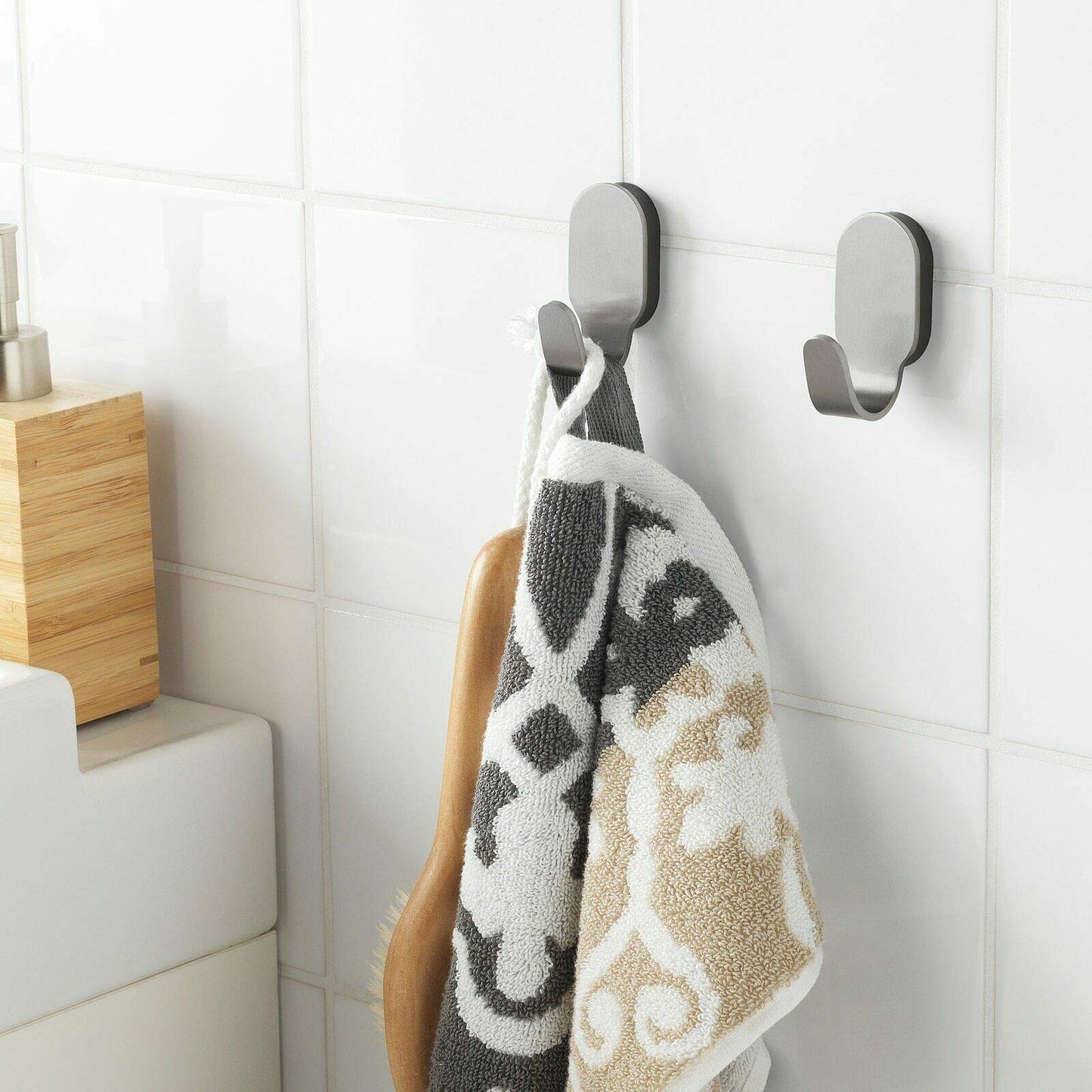 IKEA BROGRUND 2 Ganci in acciaio inox