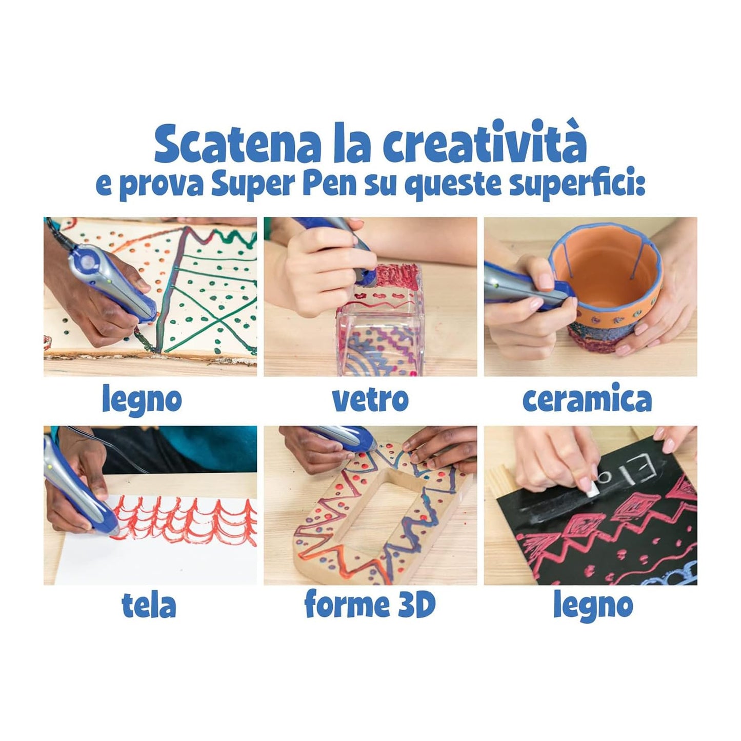 CRAYOLA - Super Pen Unicorno Neon, Gioco per Sciogliere i Pastelli a Cera e Creare Disegni in Rilievo, Attività Creativa e Regalo per Bambini, Età 8+, 25-0510