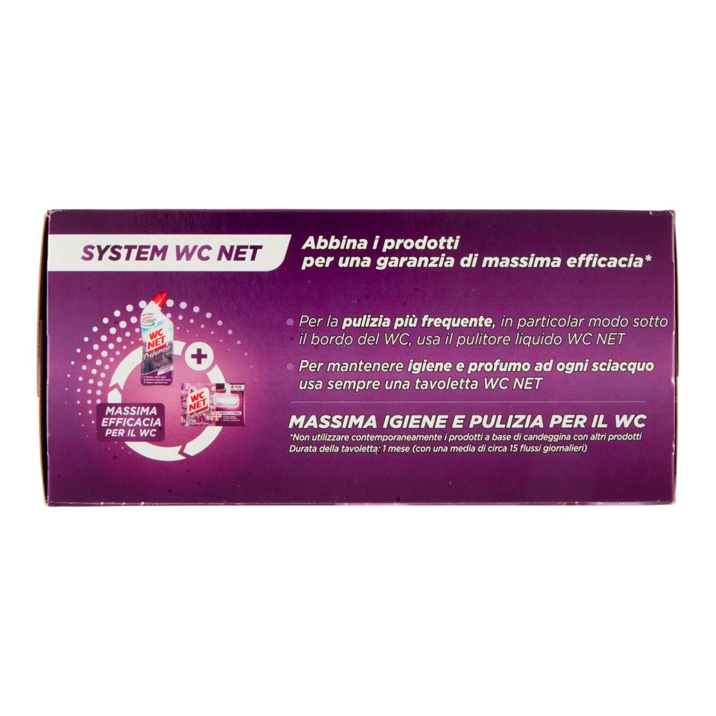 Wc Net Detergente Igienizzante Solido WC Profumoso , 4 Pezzi