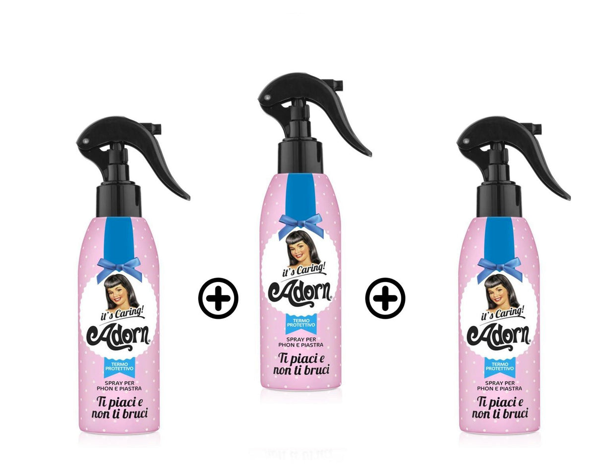 ADORN TERMO PROTETTIVO SPRAY PER PHON E PIASTRA 200ML, CONFEZIONE 3 PZ