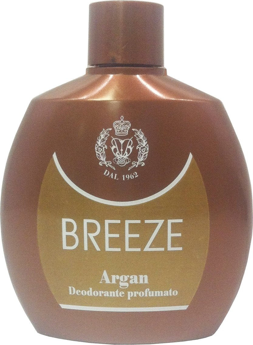BREEZE Set 6 Deodorante Squeeze Argan 100 Ml. Cura Del Corpo