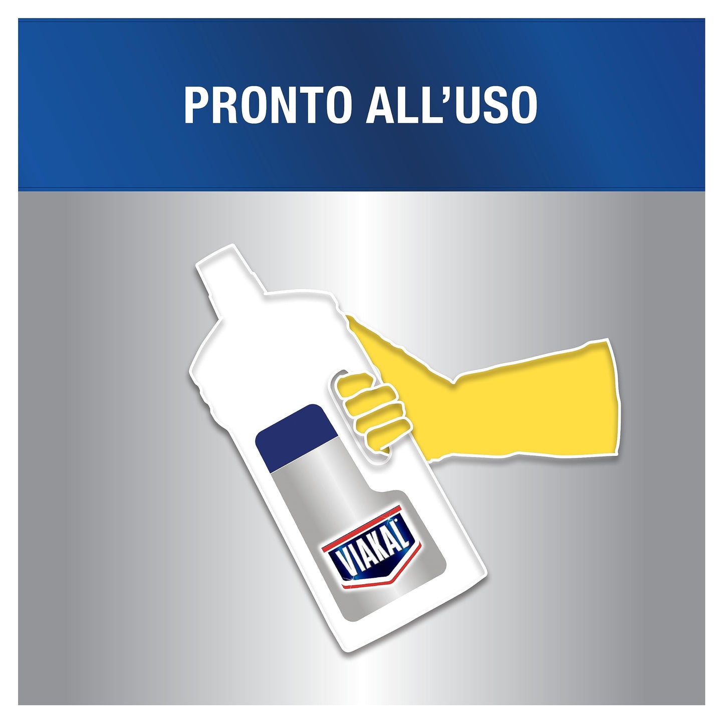Viakal Professional Anticalcare Liquido, Formato 12 Litri (6 X 2L), Bagno, Efficace Contro Calcare e Sporco, Per Uso Professionale