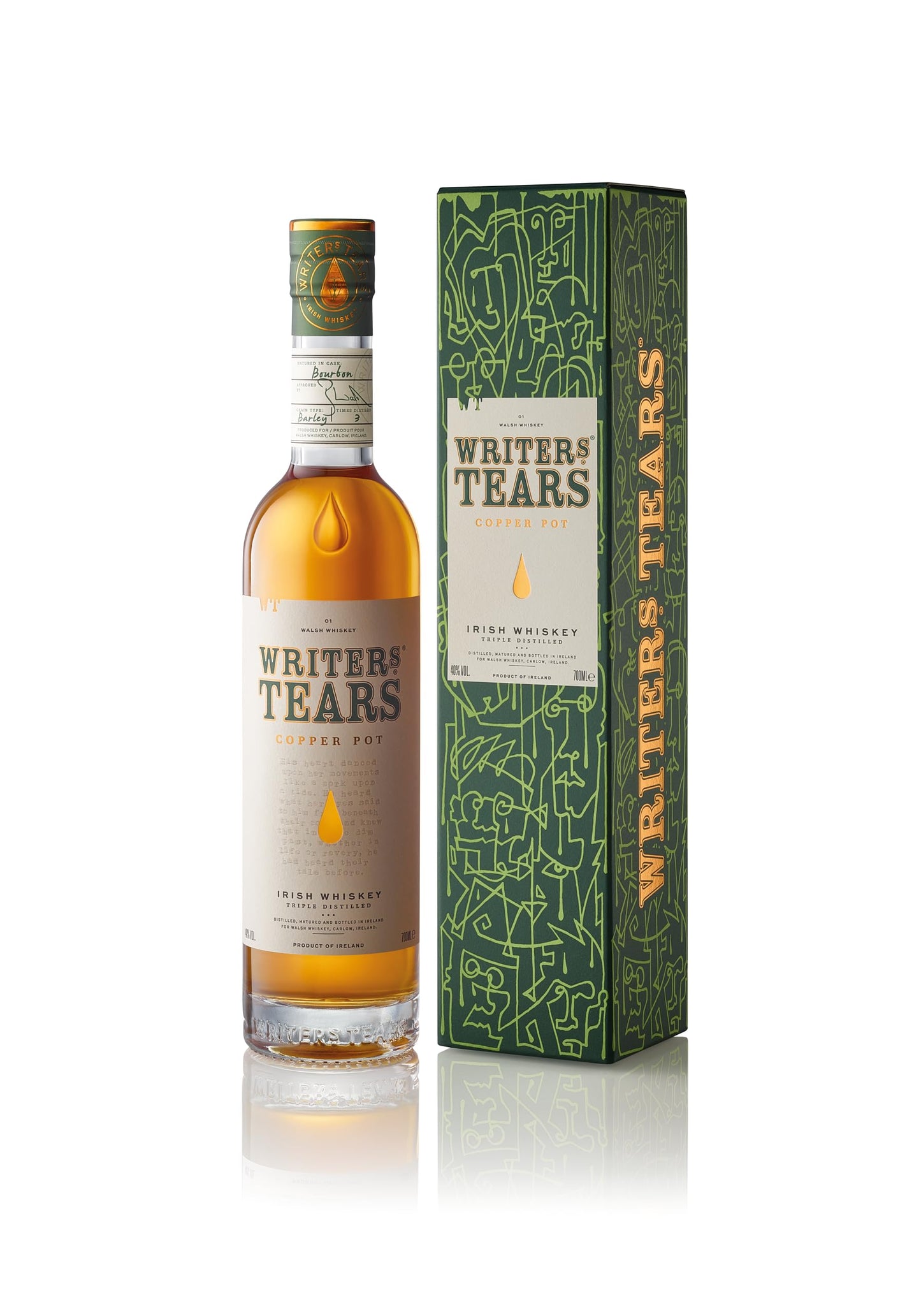 Writers Tears Copper Pot Irish Whiskey, 700 ml