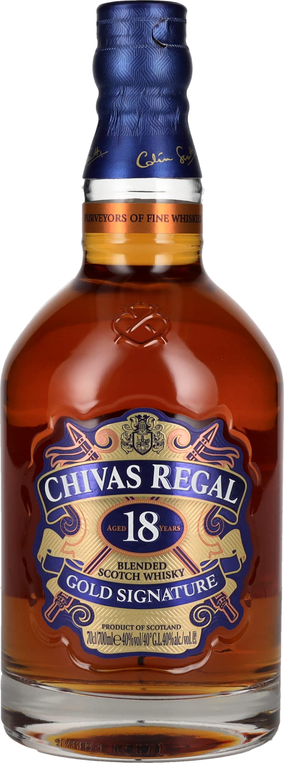 Chivas Brothers Ltd Regal 18 Years Old GOLD SIGNATURE 40% Vol. 0,7l