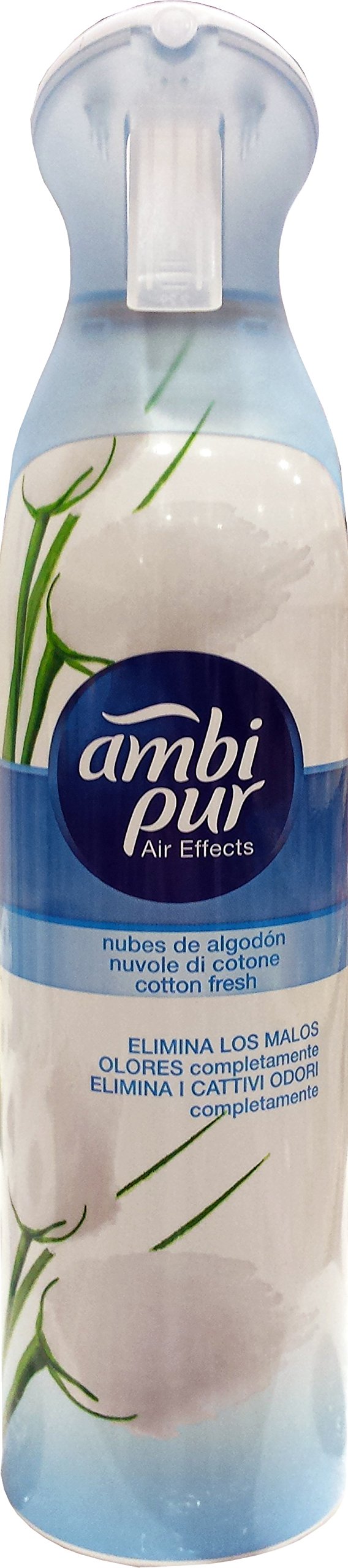 6 x AMBIPUR Deo Ambiente Spray Nuvole Di Cotone 300 ML