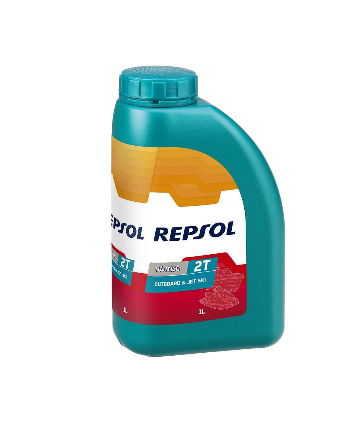 Repsol Nautico Esterno e Jet Ski, 2T-Olio Motore 1 L