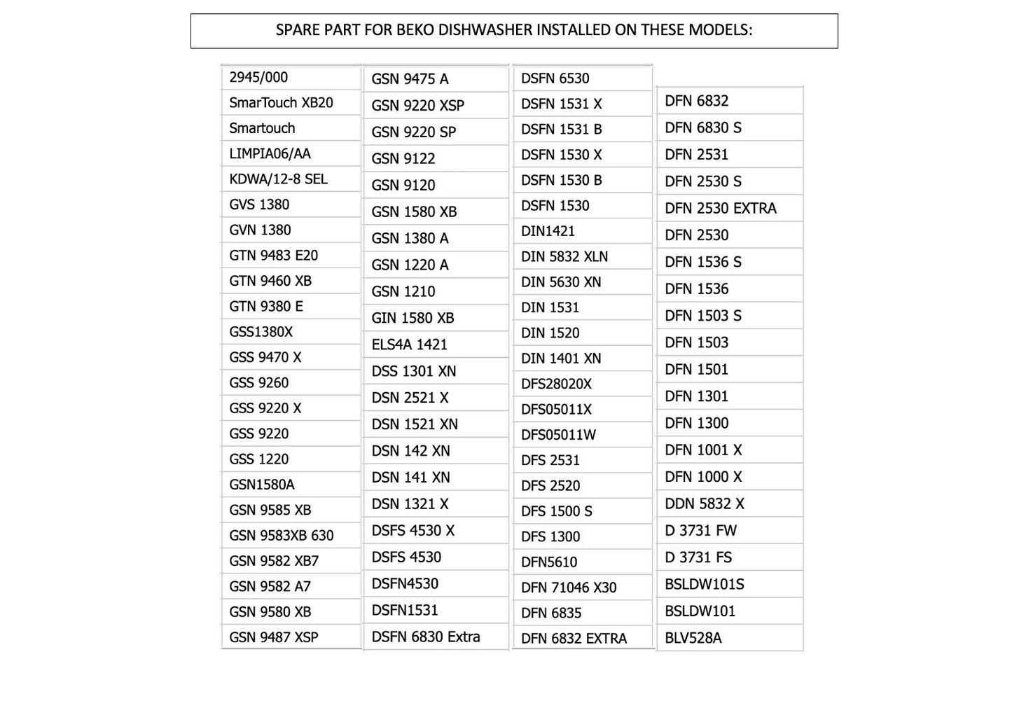 KIT 2 pezzi Corda 44cm (ORIGINALE Beko) per cerniera porta lavastoviglie, codice ricambio: 1881050100