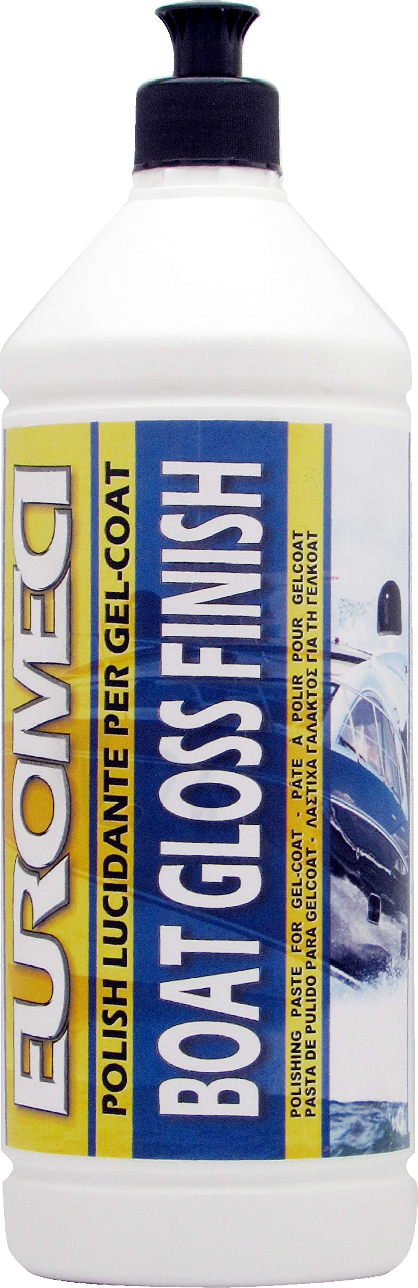EUROMECI Boat Gloss Finish, Polish lucidante per vetroresina, 1 Litro