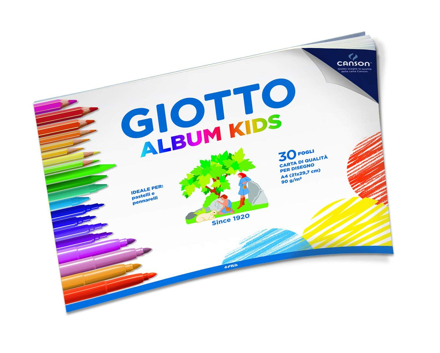 Giotto Album Kids 90 gr. A4 30 FF -Confezione da 5