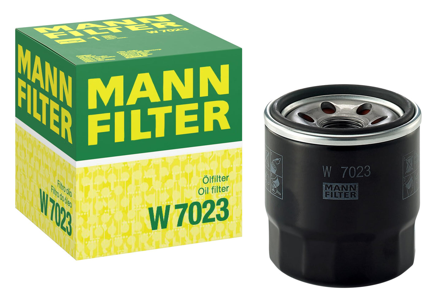 MANN-FILTER W 7023 Filtro dell'olio - AUTOVETTURE + VEICOLI COMMERIALI
