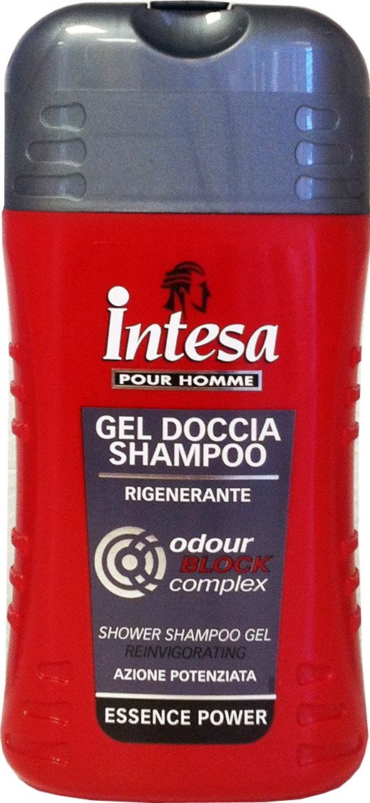 12 x INTESA Doccia Shampoo Gel Rigenerante Essence Power 250 Ml