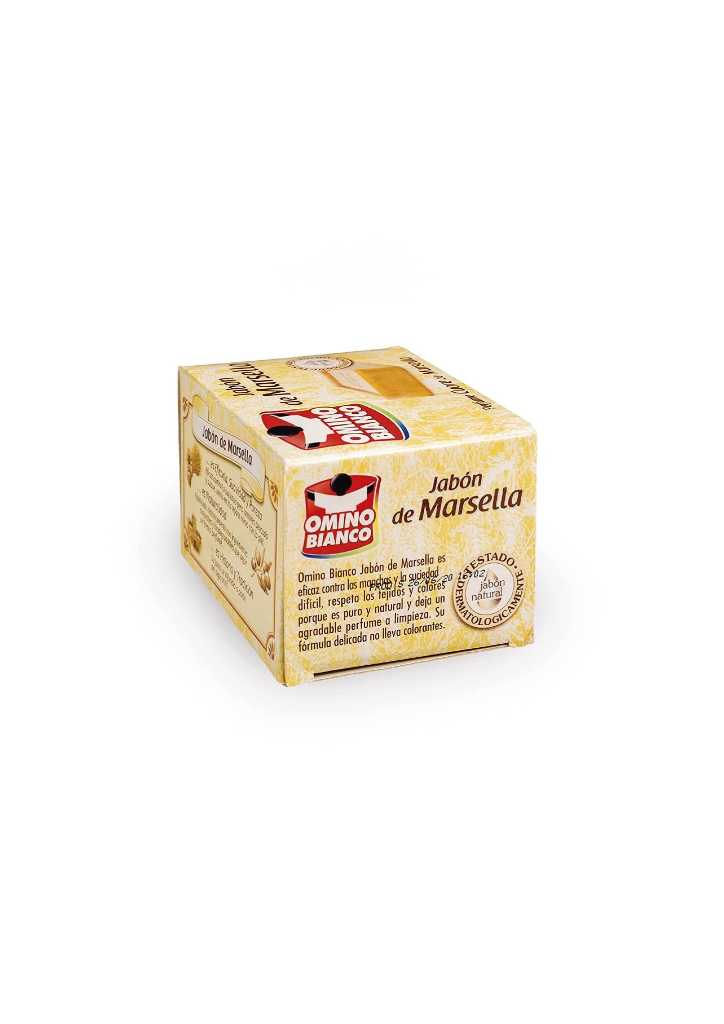 Omino Bianco - Saponetta, 250 g, confezione da 6