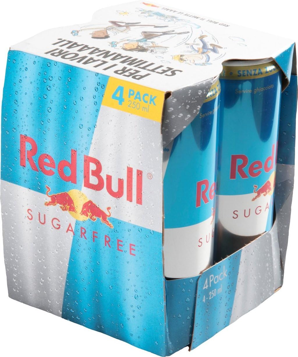 Red Bull Zero, 4 x 250ml