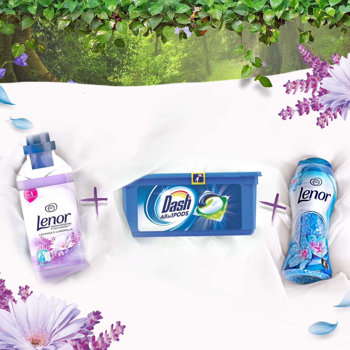 Lenor Lavanda & Camomilla Ammorbidente, 650 ml, 26 Lavaggi