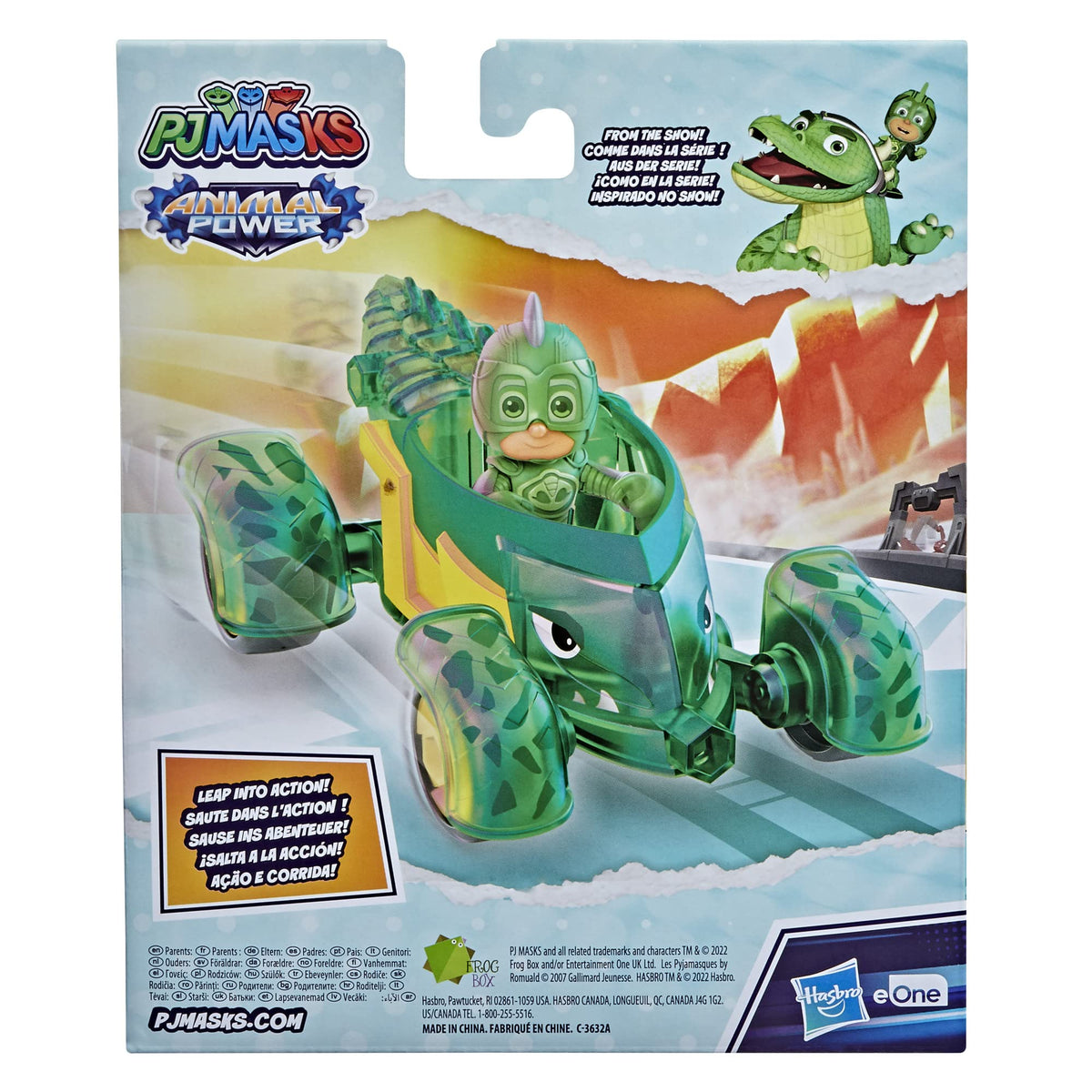 PJ Masks- Pigiamini Animale Power Gekko Mobile