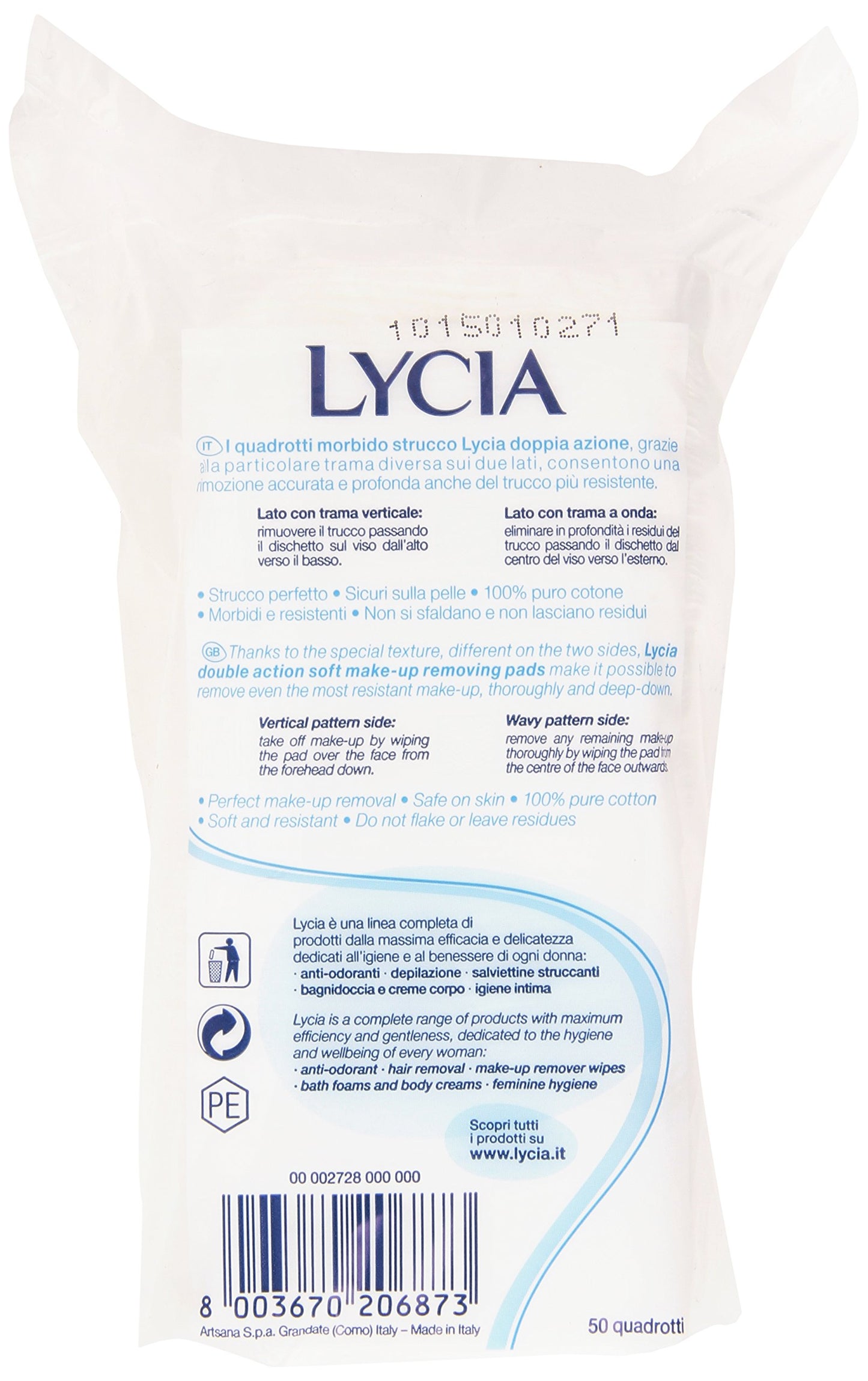 Lycia - Quadrotti, Morbido Strucco - 50 Quadrotti