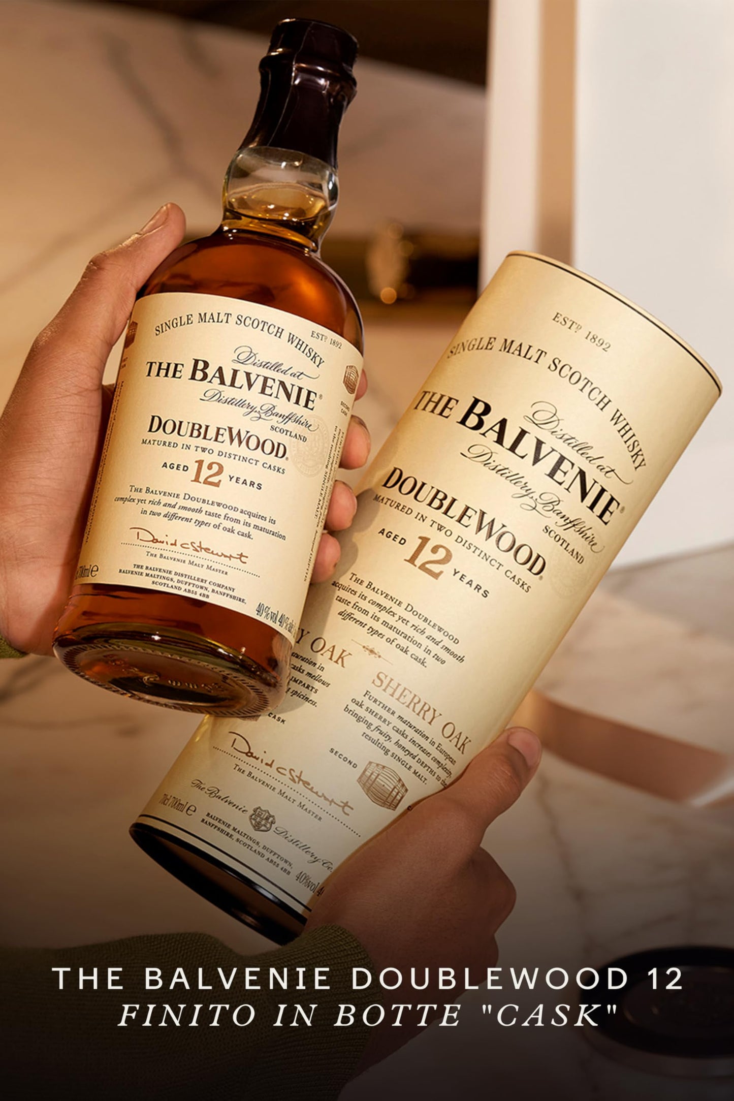 The Balvenie DoubleWood Single Malt Scotch Whisky 12 Anni, 70cl