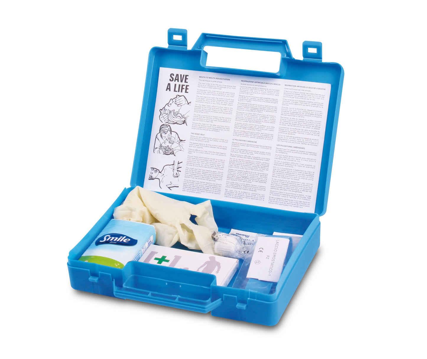 Bottari 28034 Cassetta Pronto Soccorso per Auto e Furgoni, Azzurro