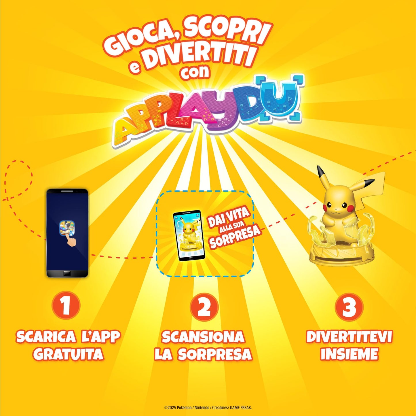 Kinder GranSorpresa Pokemon - Uovo di Pasqua Kinder 2025, Finissimo Cioccolato al Latte con Sorpresa Pokemon, Idea Regalo Pasqua, 150 Grammi