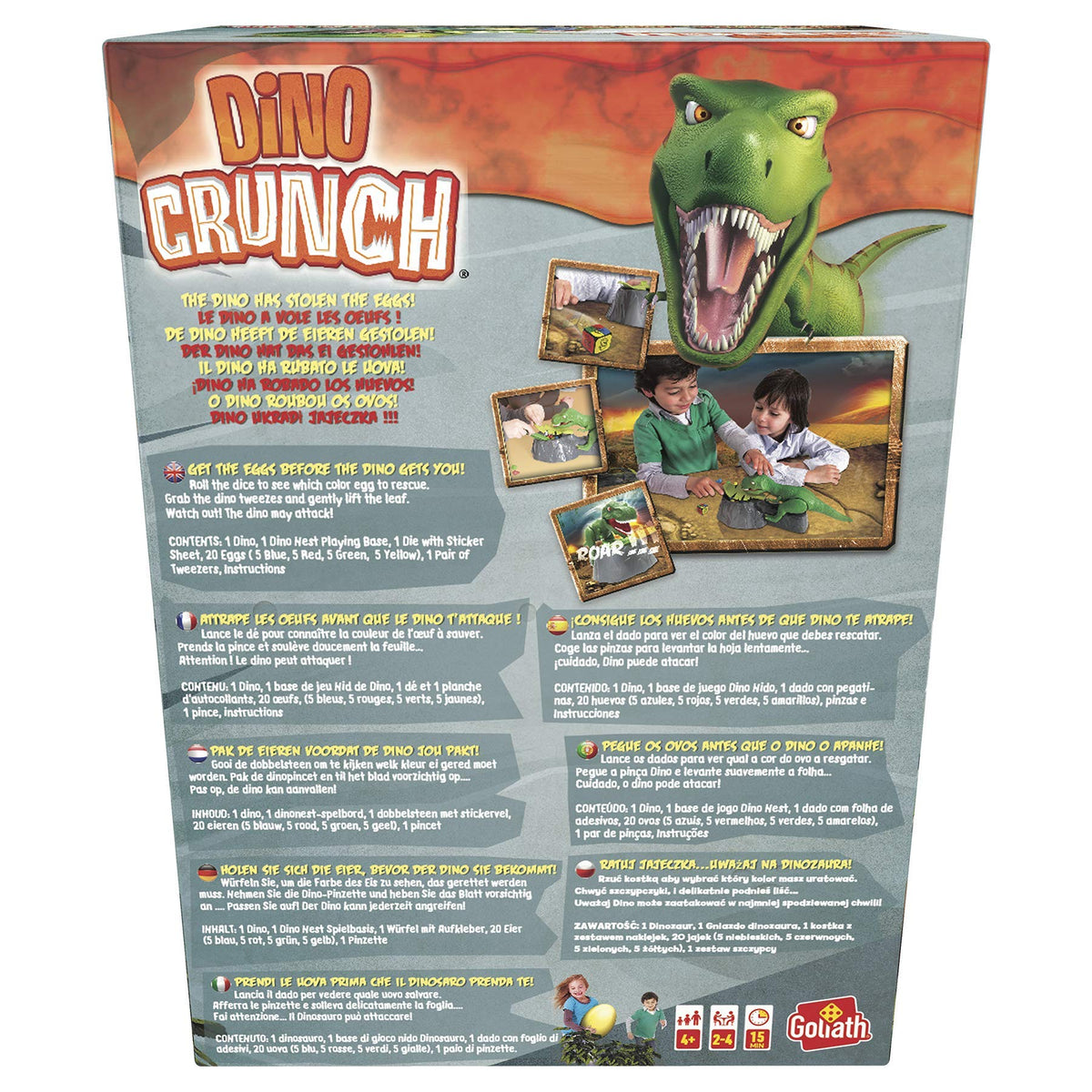 Dino Crunch Goliath, gioco di abilità, 4 anni