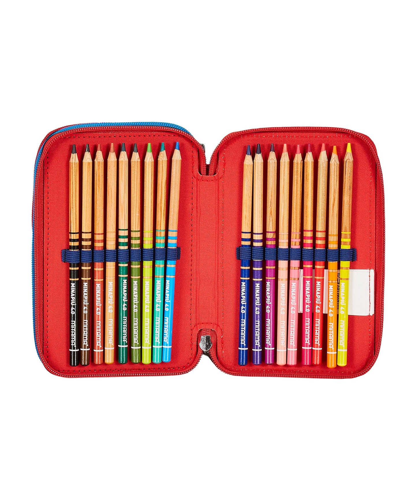 Seven Astuccio Scuola 3 Scomparti, Disney - CAPTAIN AMERICA - LEGENDAY AVANGE, Blu Rosso - Portapenne Multi Scomparto Con Matite, Penne e Colori, Accessori Zaino, Zaino Scuola - Astuccio Bambino