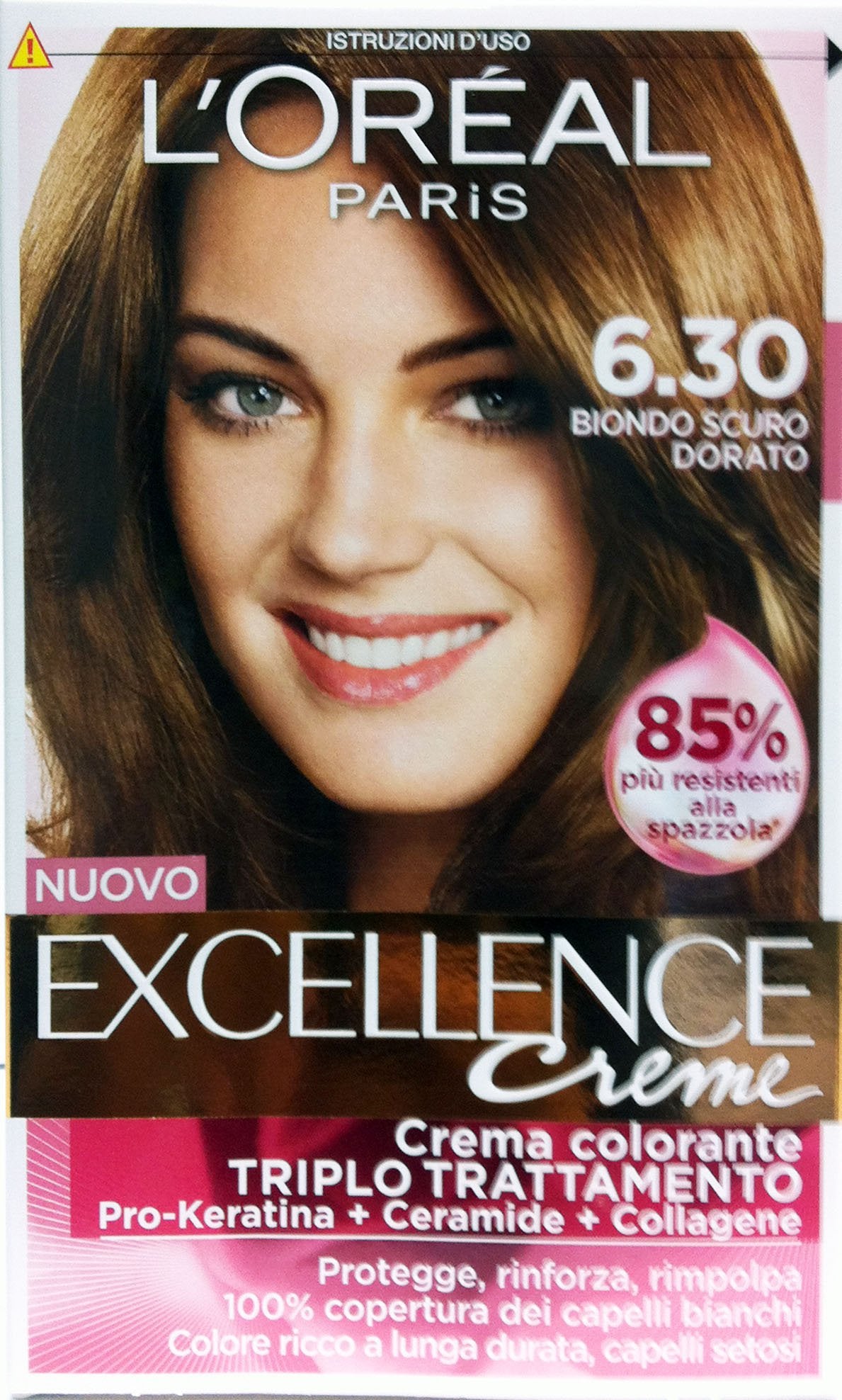 EXCELLENCE Crema Colorante Biondo Scuro Dorato 6,30 40 Ml