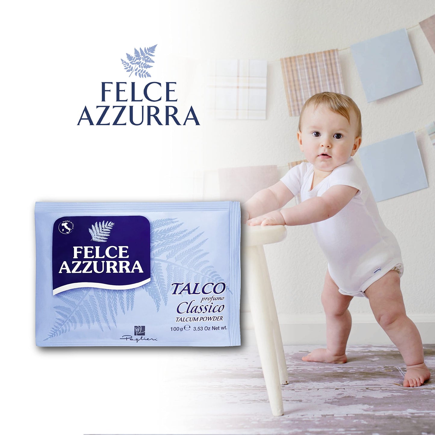 Felce Azzurra corpo polvere Beutel, pacco da (12 X 100 G)