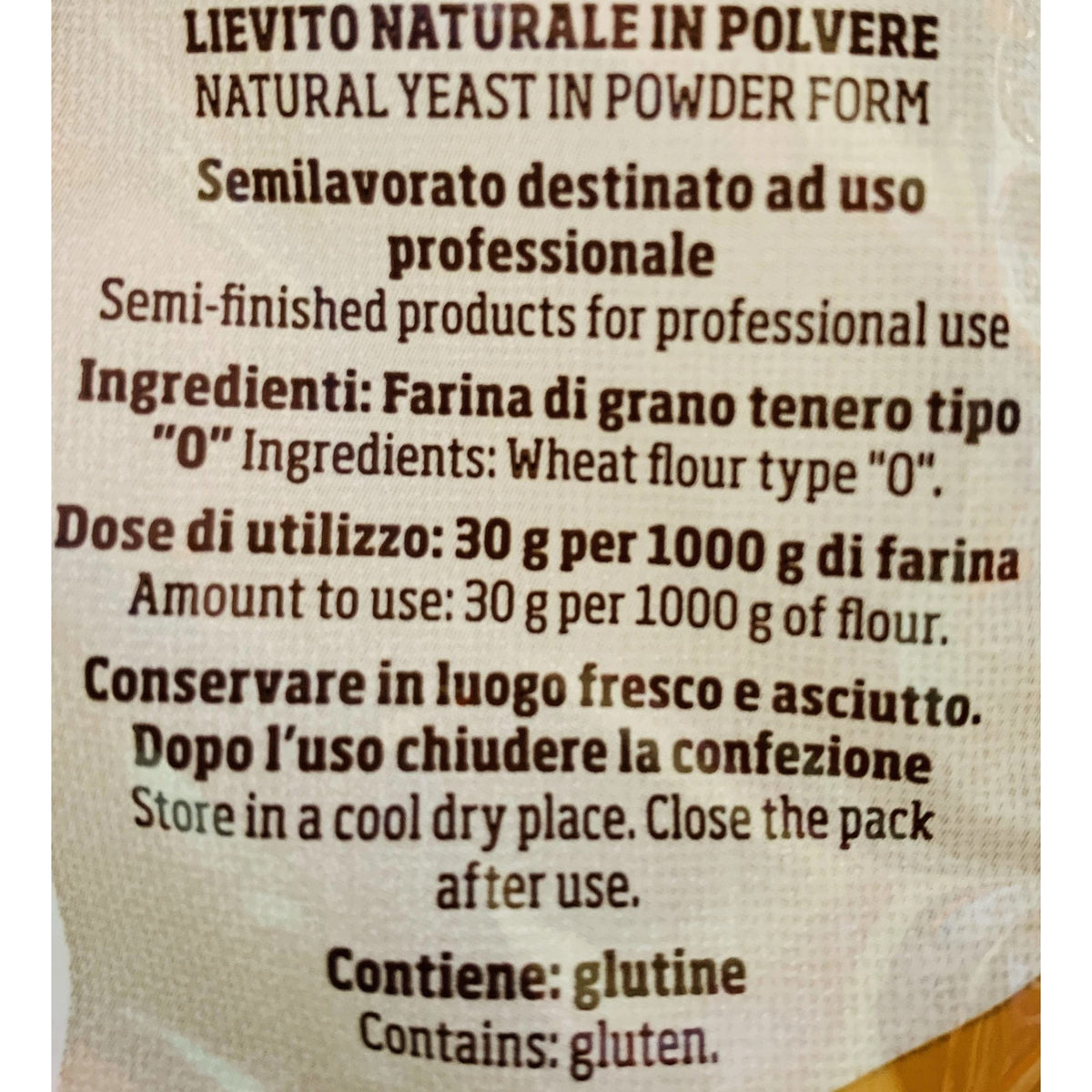 Criscito di casa Caputo, Antico lievito madre 1 kg