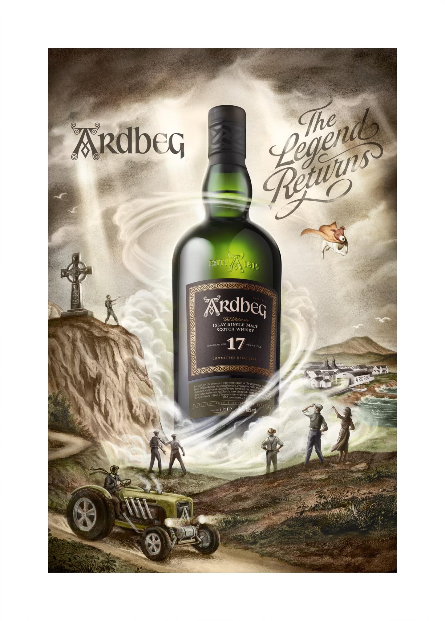 Ardbeg 17 Years Old The Ultimate Committee Exclusive Islay Single Malt 40% Vol. 0,7l in Giftbox