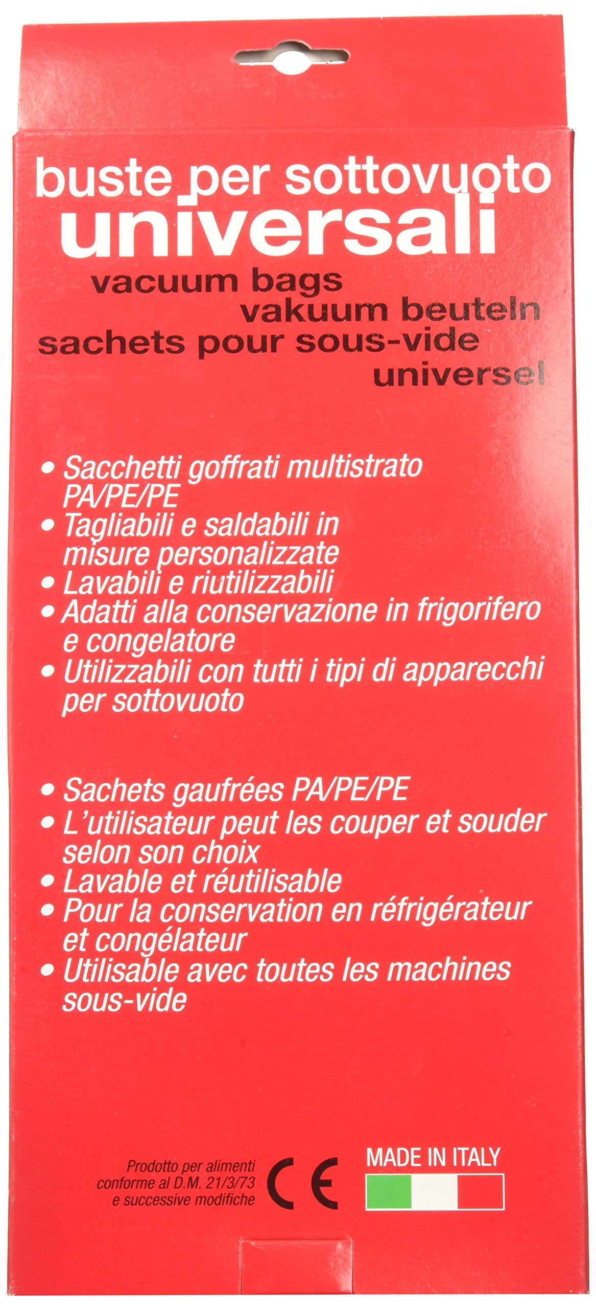 Reber Sacchetti Pretagliati Per Sottovuoto