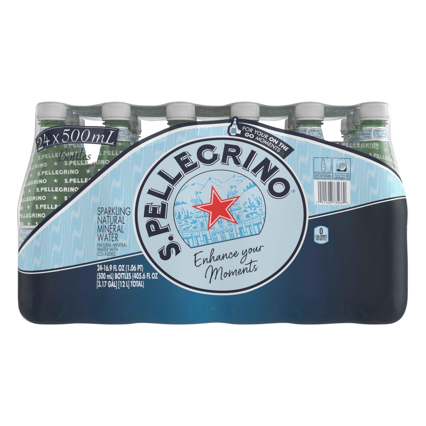 Acqua carbonizzata San Pellegrino PET 50 cl