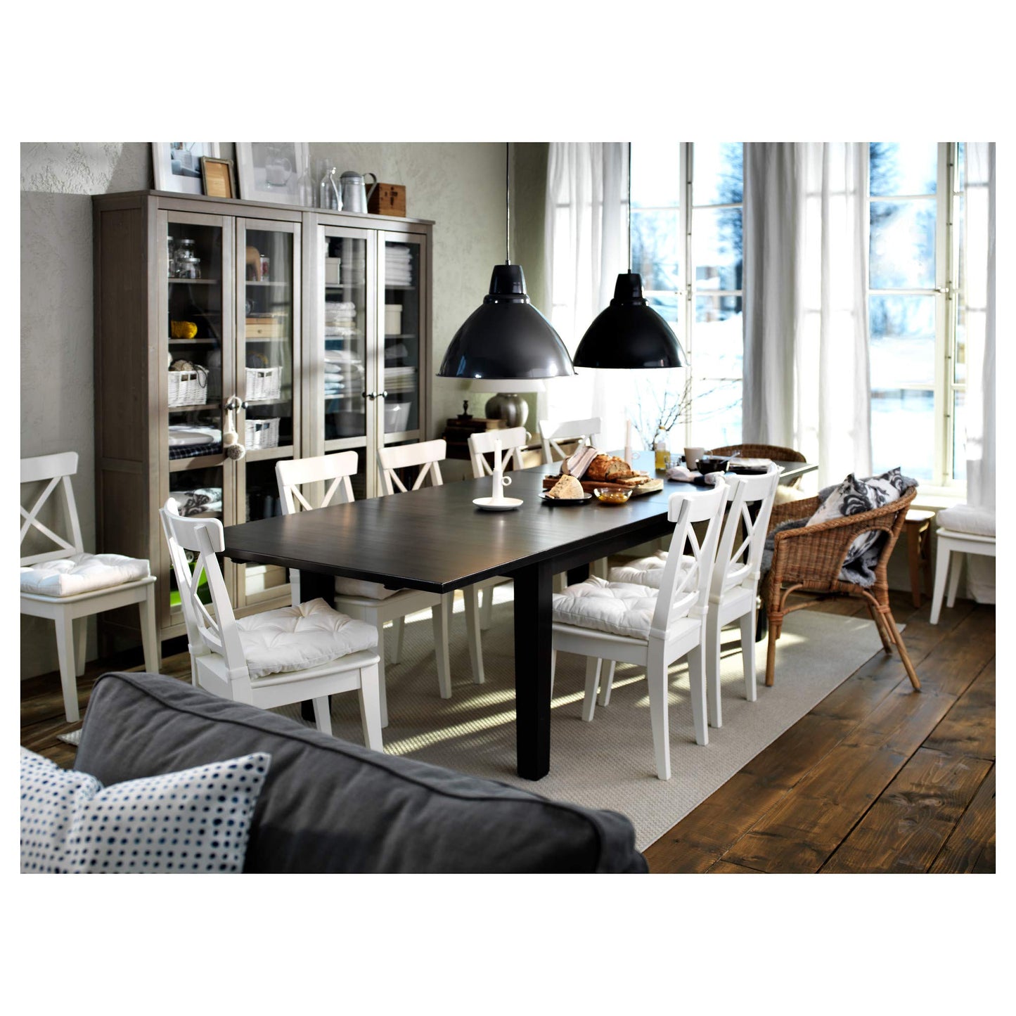 IKEA INGOLF sedia bianco