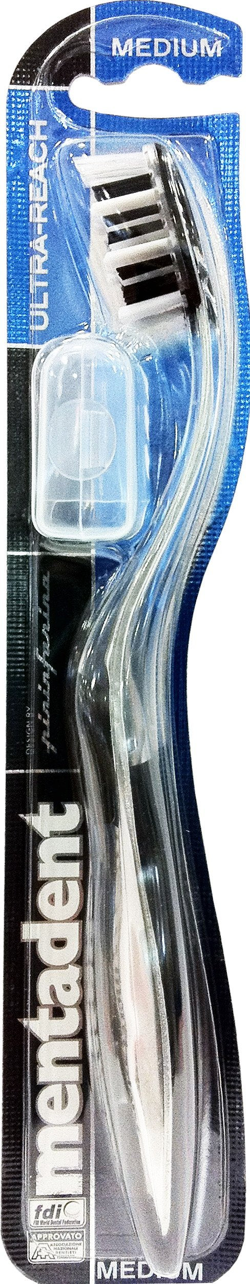 MENTADENT Spazzolino Denti Ultra Reach Medio